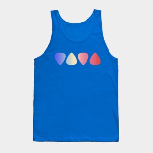 Pastel colors Guitar Picks Tank Top